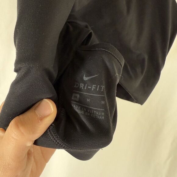 Nike Sports Bra Women's Medium Black Padded Pullover Cross Strappy - Picture 3 of 7